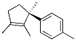 1-Methyl-4-[(S)-1,2,3-trimethyl-2-cyclopenten-1-yl]benzene CAS#: 4608-39-3