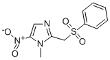 1-Methyl-5-nitro-2-((phenylsulfonyl)methyl)-1H-imidazole CAS#: 116248-39-6