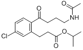 1-Methylethyl 2-(4-(acetylamino)-1-oxobutyl)-5-chlorobenzenepropanoate CAS#: 122199-01-3