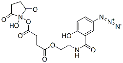 1-(N-(2-hydroxy-5-azidobenzoyl)-2-aminoethyl)-4-(N-hydroxysuccinimidyl)succinate CAS#: 131483-43-7