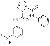 1-(N-m-Trifluoromethylphenyl)-2-(N-phenyl)imidazole-1,2-dicarboxamide CAS#: 139109-16-3