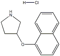 1-NAPHTHYL 3-PYRROLIDINYL ETHER HYDROCHLORIDE CAS#: 127342-09-0