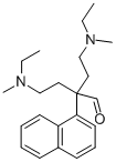 1-Naphthaleneacetaldehyde, alpha,alpha-bis(2-(N-ethyl-N-methylamino)et hyl)- CAS#: 30121-02-9