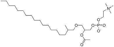 1-O-(2-methyloctadecyl)-2-O-acetyl-rac-glycero-3-phosphocholine CAS#: 138852-22-9