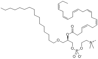 1-O-HEXADECYL-2-DOCOSAHEXAENOYL-SN-GLYCERO-3-PHOSPHOCHOLINE CAS#: 132213-85-5