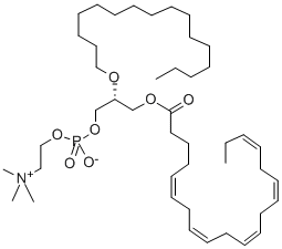 1-O-HEXADECYL-2-EICOSAPENTAENOYL-SN-GLYCERO-3-PHOSPHOCHOLINE CAS#: 132196-28-2