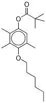 1-O-HEXYL-4-PIVALOYL-2,3,5-TRIMETHYLHYDROQUINONE CAS#: 153474-18-1