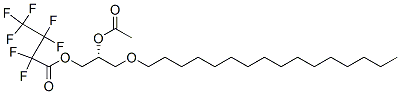 1-O-hexadecyl-2-O-acetyl-sn-glycero-3-heptafluorobutyrate CAS#: 119206-62-1