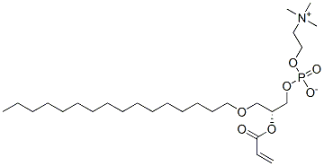 1-O-hexadecyl-2-acrylyl-sn-glycero-3-phosphocholine CAS#: 135566-25-5