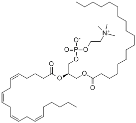 1-OCTADECANOYL-2-[(CIS,CIS,CIS,CIS)-5,8,11,14-EICOSATETRAENOYL]-SN-GLYCERO-3-PHOSPHOCHOLINE CAS#: 35418-59-8