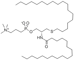 1-PALMITYLTHIO-2-PALMITOYLAMIDO-1,2-DIDEOXY-SN-GLYCERO-3-PHOSPHOCHOLINE CAS#: 116457-99-9