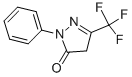 1-PHENYL-3-(TRIFLUOROMETHYL)-2-PYRAZOLIN-5-ONE CAS#: 321-07-3