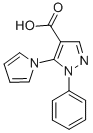 1-PHENYL-5-(1H-PYRROL-1-YL)-1H-PYRAZOLE-4-CARBOXYLIC ACID CAS#: 116834-08-3