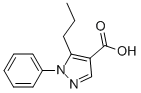 1-PHENYL-5-PROPYL-1H-PYRAZOLE-4-CARBOXYLIC ACID CAS#: 116344-17-3