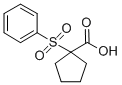 1-(PHENYLSULFONYL)CYCLOPENTANECARBOXYLIC ACID CAS#: 134937-34-1