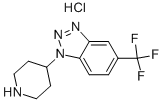 1-PIPERIDIN-4-YL-5-(TRIFLUOROMETHYL)-1H-1,2,3-BENZOTRIAZOLE HYDROCHLORIDE CAS#: 306935-37-5