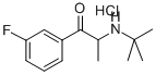 1-PROPANONE, 2-[(1,1-DIMETHYLETHYL)AMINO]-1-(3-FLUOROPHENYL)-, HYDROCHLORIDE CAS#: 34841-38-8