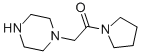 1-((PYRROLIDINE-1-CARBONYL)METHYL)PIPERAZINE CAS#: 39890-45-4