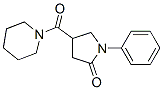 1-Phenyl-4-(piperidinocarbonyl)pyrrolidin-2-one CAS#: 39630-00-7