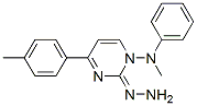1-(Phenylmethylamino)-2-hydrazono-4-(p-tolyl)-pyrimidine CAS#: 127252-16-8