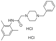 1-Piperazineacetamide, 4-(phenylmethyl)-N-(2,4,6-trimethylphenyl)-, di hydrochloride CAS#: 121513-33-5