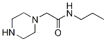 1-Piperazineacetamide,N-propyl-(9CI) CAS#: 39890-48-7