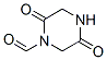 1-Piperazinecarboxaldehyde, 2,5-dioxo- (9CI) CAS#: 143411-81-8