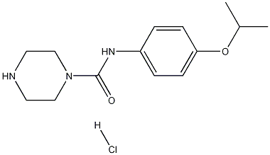 1-Piperazinecarboxamide, N-[4-(1-methylethoxy)phenyl]-, hydrochloride CAS#: 399037-37-7