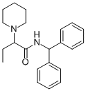 1-Piperidineacetamide, N-(diphenylmethyl)-alpha-ethyl- CAS#: 37390-25-3