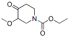1-Piperidinecarboxylic acid, 3-methoxy-4-oxo-, ethyl ester, (-)- CAS#: 156970-96-6