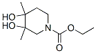 1-Piperidinecarboxylic acid, 3,4-dihydroxy-3,4-dimethyl-, ethyl ester (9CI) CAS#: 339548-46-8