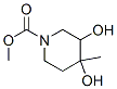 1-Piperidinecarboxylic  acid,  3,4-dihydroxy-4-methyl-,  methyl  ester CAS#: 339366-37-9