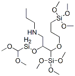 1-Propanamine, 2-(dimethoxymethylsilyl)oxy-3-3-(trimethoxysilyl)propoxy-N-3-(trimethoxysilyl)propyl- CAS#: 127003-76-3