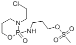 1-Propanol, 3-((3-(2-chloroethyl)tetrahydro-2H-1,3,2-oxazaphosphorin-2 -yl)amino)-, methanesulfonate (ester), P-oxide CAS#: 37752-26-4