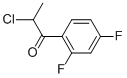 1-Propanone, 2-chloro-1-(2,4-difluorophenyl)- (9CI) CAS#: 138457-39-3