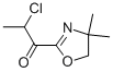 1-Propanone, 2-chloro-1-(4,5-dihydro-4,4-dimethyl-2-oxazolyl)- (9CI) CAS#: 134254-65-2