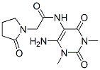 1-Pyrrolidineacetamide, N-(4-amino-1,2,3,6-tetrahydro-1,3-dimethyl-2,6-dioxo-5-pyrimidinyl)-2-oxo- (9CI) CAS#: 132351-15-6