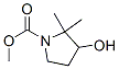 1-Pyrrolidinecarboxylic acid, 3-hydroxy-2,2-dimethyl-, methyl ester CAS#: 116700-18-6