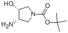 1-Pyrrolidinecarboxylicacid,3-amino-4-hydroxy-,1,1-dimethylethylester,cis-(9CI) CAS#: 138026-97-8