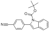 1-(TERT-BUTOXYCARBONYL)-2-(4-CYANOPHENYL)INDOLE CAS#: 153432-73-6