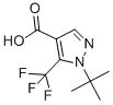 1-(TERT-BUTYL)-5-(TRIFLUOROMETHYL)-1H-PYRAZOLE-4-CARBOXYLIC ACID CAS#: 142818-02-8