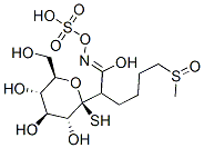 1-Thio-beta-D-glucopyranose 1-(6-(methylsulfinyl)-N-(sulfooxy)hexanimi date) CAS#: 499-37-6