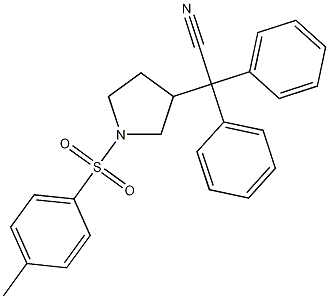 1-Tosyl-a,a-diphenyl-3-pyrrolidineacetonitrile CAS#: 133034-03-4