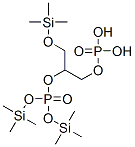 [1-[[(Trimethylsilyl)oxy]methyl]ethylenebis(oxy)]bis[phosphonic acid bis(trimethylsilyl)] ester CAS#: 36449-17-9