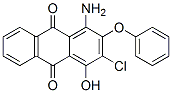 1-amino-3-chloro-4-hydroxy-2-phenoxyanthraquinone CAS#: 34391-96-3