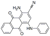1-amino-4-anilino-9,10-dihydro-9,10-dioxoanthracene-2-carbonitrile CAS#: 32571-82-7