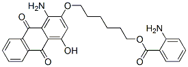 [(1-amino-4-hydroxy-9,10-dioxo-2-anthryl)oxy]-1,6-cyclohexyl anthranilate CAS#: 32873-14-6