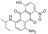 1-amino-5-hydroxy-4-[(1-methylpropyl)amino]-8-nitroanthraquinone CAS#: 31715-42-1