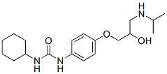 1-cyclohexyl-3-[4-[2-hydroxy-3-(propan-2-ylamino)propoxy]phenyl]urea CAS#: 38649-70-6