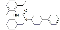 1-(cyclohexylmethyl)-3-(2,6-diethylphenyl)-1-(4-phenylcyclohexyl)urea CAS#: 145410-51-1